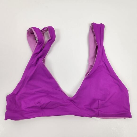 L*Space One Wave Reversible Bikini Top in Pink Purple Size Small NWT - Picture 1 of 6